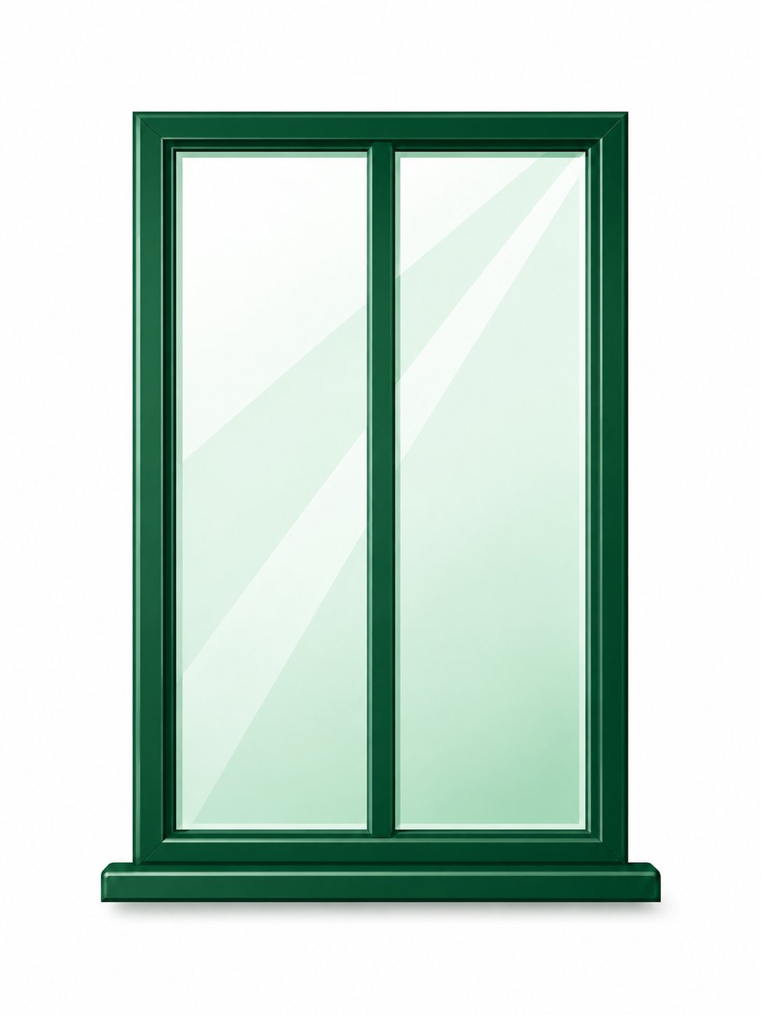2-delat fönster